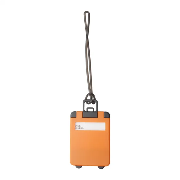 Glasgow luggage tag Orange