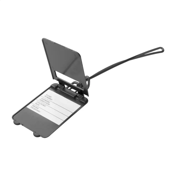 Glasgow luggage tag Black