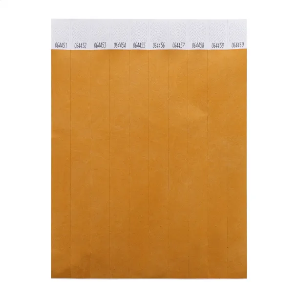 Wristvek tyvek wristbands (10 pcs) Orange