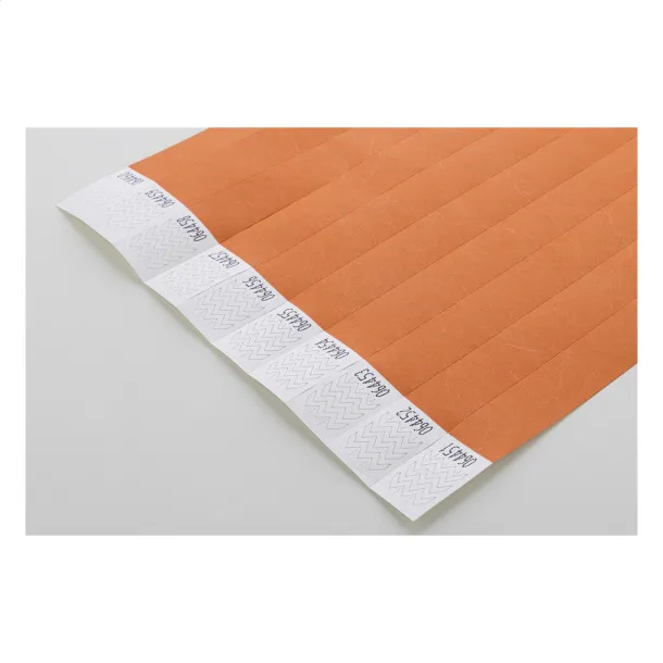 Wristvek tyvek wristbands (10 pcs) Orange