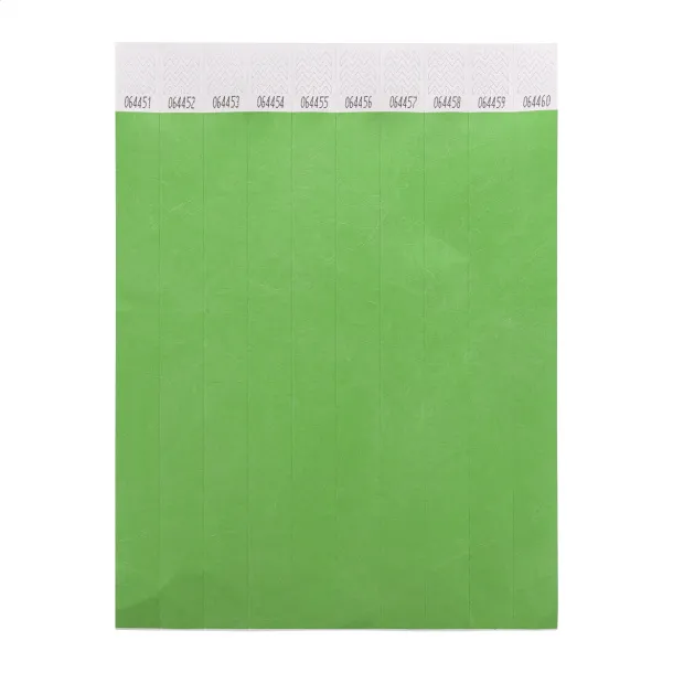 Wristvek Tyvek narukvice (10 komada) Zelena