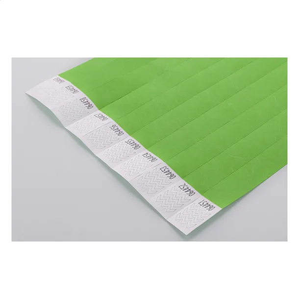 Wristvek Tyvek narukvice (10 komada) Zelena