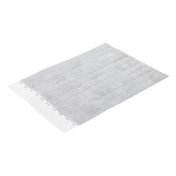 Wristvek Tyvek narukvice (10 komada) Srebrna