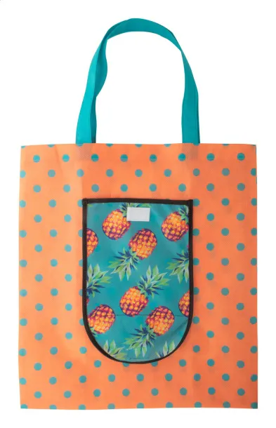 SuboShop Fold B personalizirana, sklopiva torba za kupovinu Bijela Crna