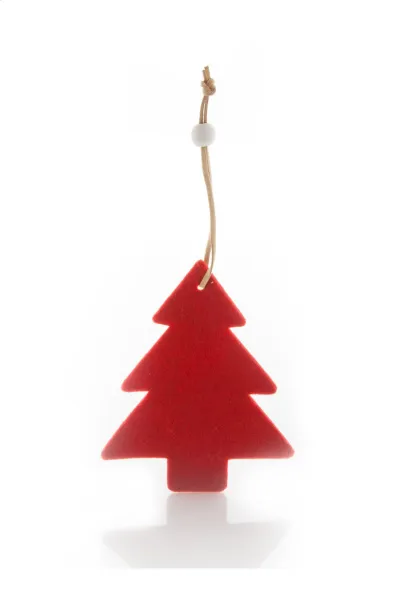 Yamra Christmas tree ornament, snowflake Red