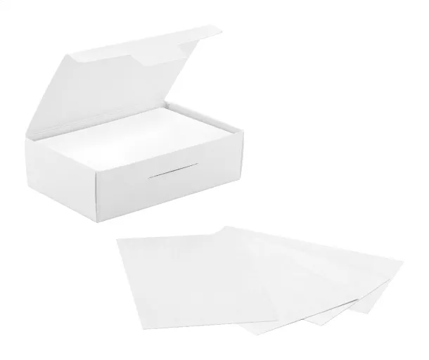 Visicard Safe custom tearproof business cards White