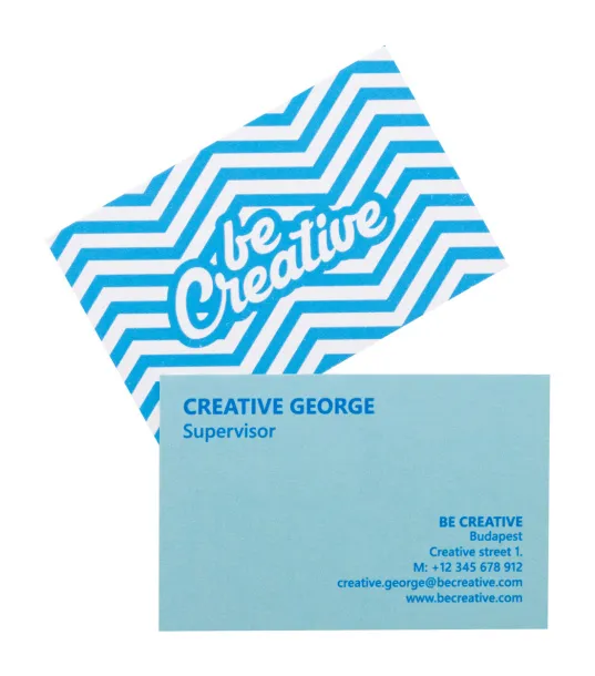 Visicard Safe custom tearproof business cards White