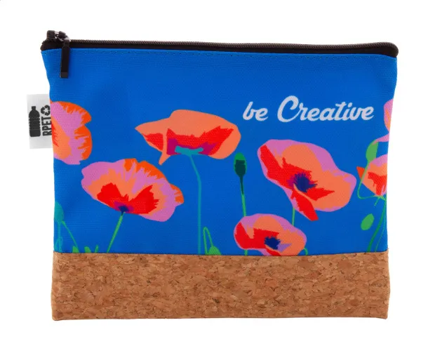 CreaBeauty Cork M RPET custom cosmetic bag Black Natural