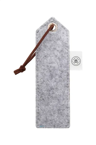 CreaFelt Mark custom RPET bookmark White Grey