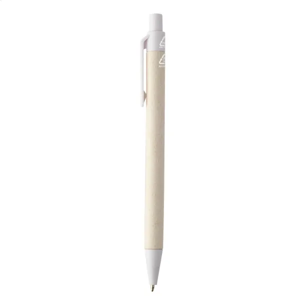 Relact Scrib milk carton ballpoint pen White Natural