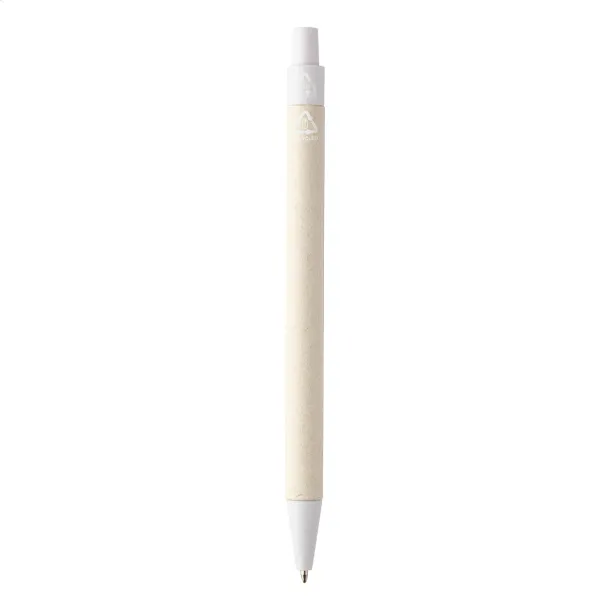 Relact Scrib milk carton ballpoint pen White Natural
