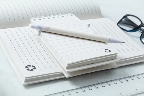 Relact Scrib milk carton ballpoint pen White Natural