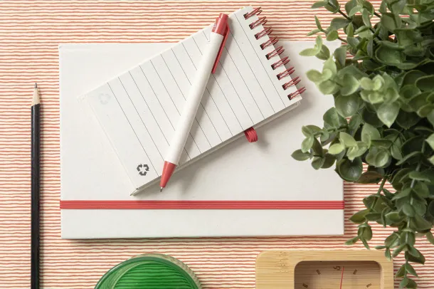 Relact Scrib milk carton ballpoint pen Red Natural