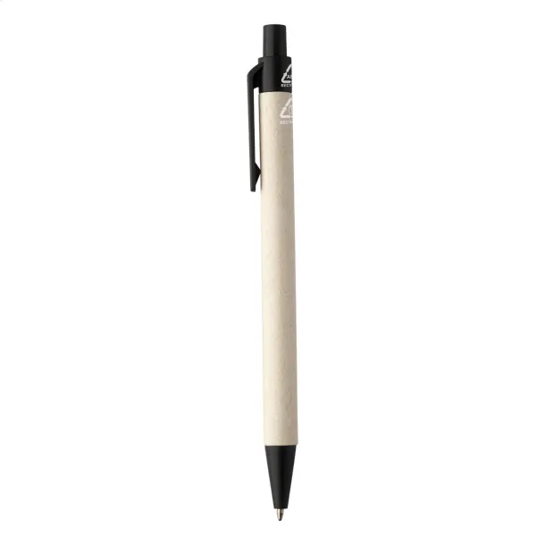 Relact Scrib milk carton ballpoint pen Black Natural