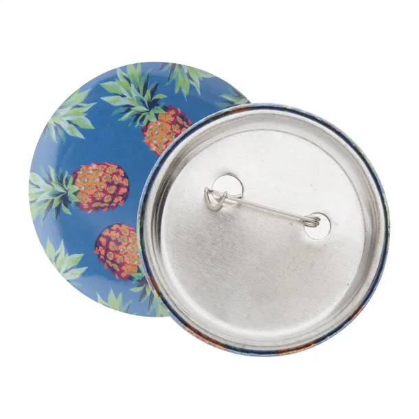 PinBadge Maxi bedž Bijela Srebrna