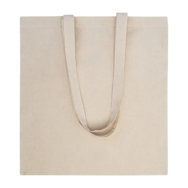 Longish 240 cotton shopping bag, 240 g/m² Natural