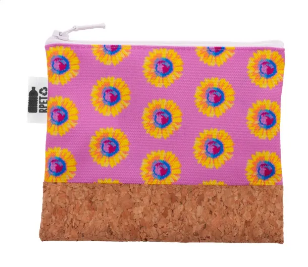 CreaBeauty Cork S RPET custom cosmetic bag White Natural