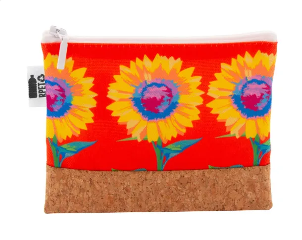 CreaBeauty Cork S RPET custom cosmetic bag White Natural