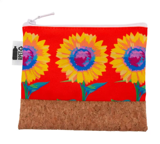 CreaBeauty Cork S RPET custom cosmetic bag White Natural