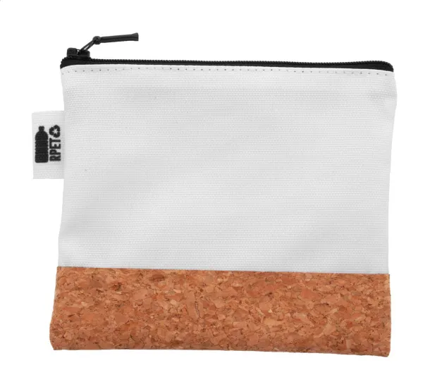 CreaBeauty Cork S RPET personalizirana toaletna torbica Crna Prirodna