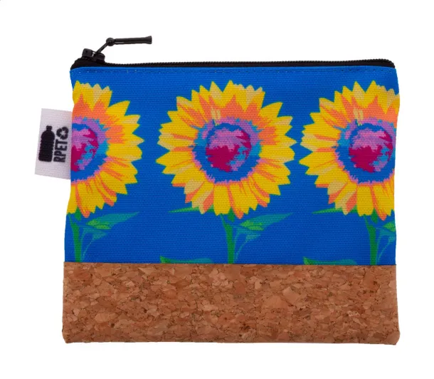 CreaBeauty Cork S RPET custom cosmetic bag Black Natural