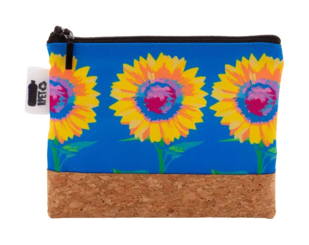 CreaBeauty Cork S RPET custom cosmetic bag Black Natural