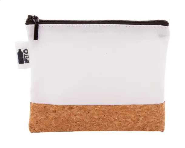 CreaBeauty Cork S RPET personalizirana toaletna torbica Crna Prirodna