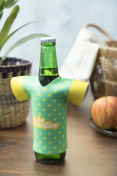 PrintBeer RPET omotač za hlađenje pivske boce Bijela
