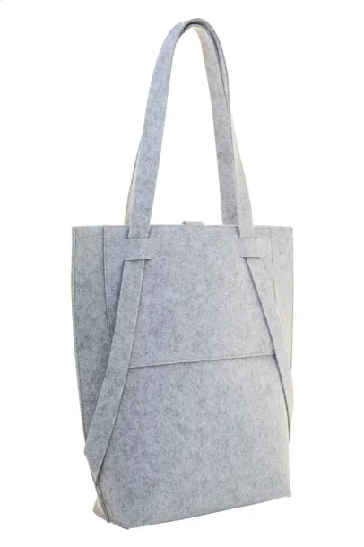 CreaFelt Toteback custom RPET shoulder bag White Grey