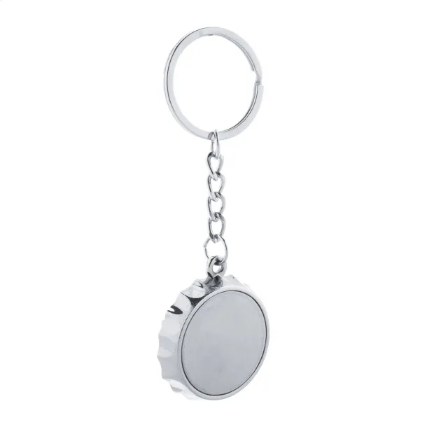 Bubly bottle opener keyring Silver