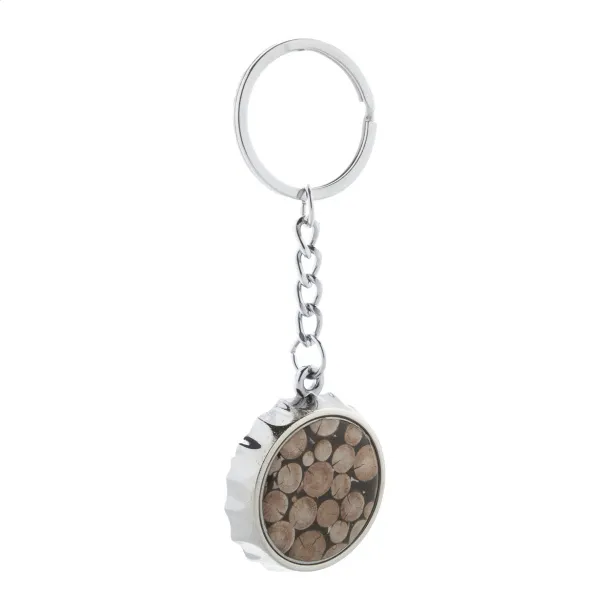 Bubly bottle opener keyring Silver