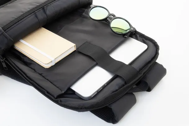 Kasier RPET vodootporni proširivi ruksak za 15" laptop Crna
