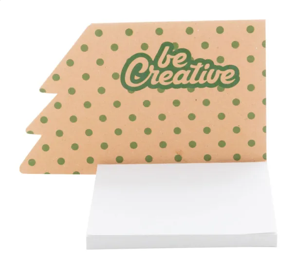 CreaStick Xmas Eco personalizirani samoljepivi blokić Prirodna