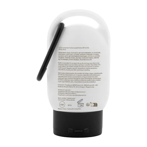 Suntox sunscreen lotion Black White