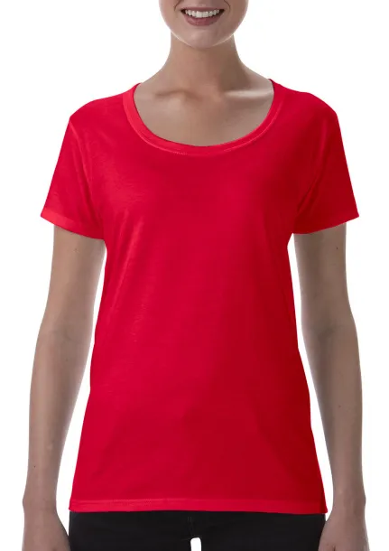  Softstyle® Ladies' Deep Scoop T-Shirt - Gildan Crvena