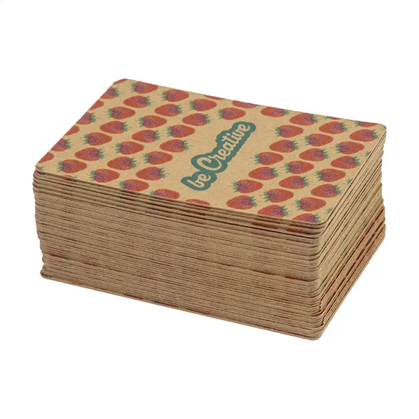 CreaCard Pocket Eco personalizirane igraće karte Prirodna