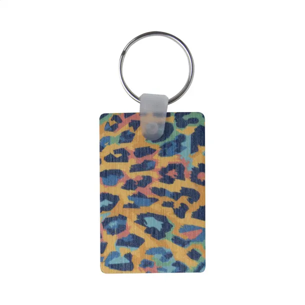 Woody D keyring Natural