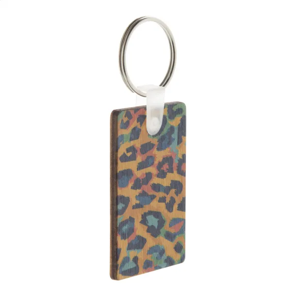 Woody D keyring Natural