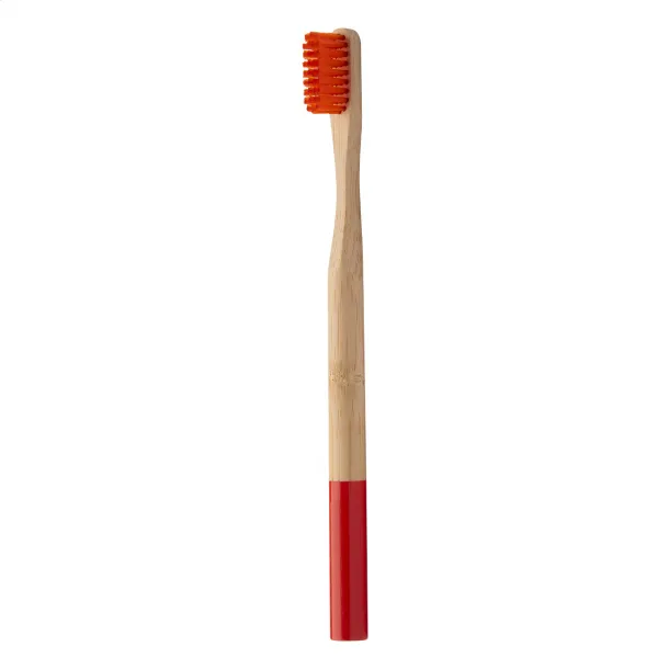 ColoBoo bamboo toothbrush Red Natural