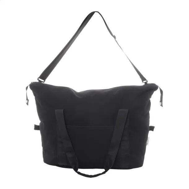 Rebyss Travel recycled cotton travel bag Black