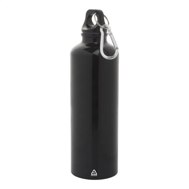 Raluto XL boca od recikliranog aluminija, 750 ml Crna