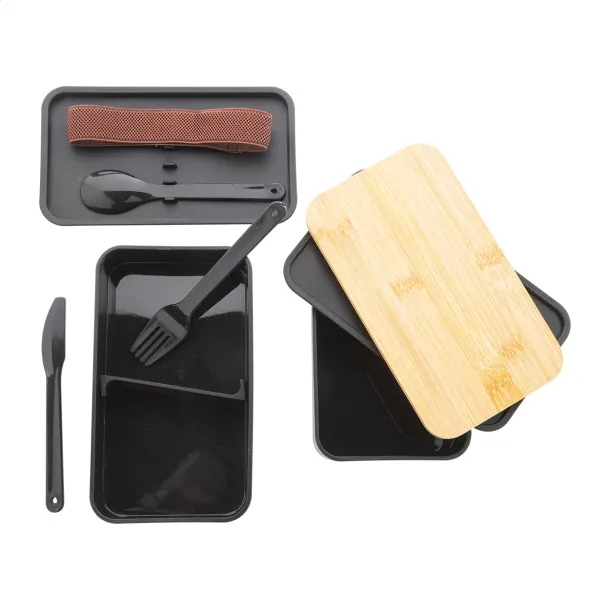 Satay lunch box Black