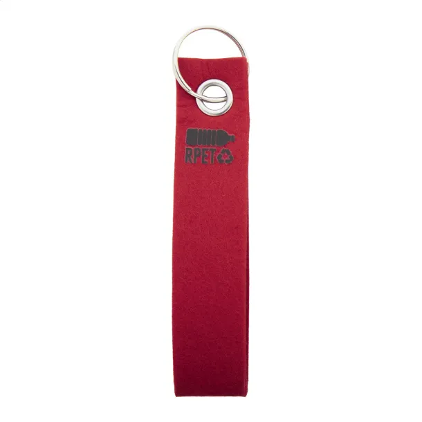 Refek RPET keyring Red