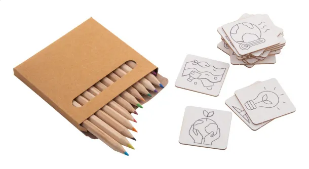 Colormor colouring memory game, animals Natural