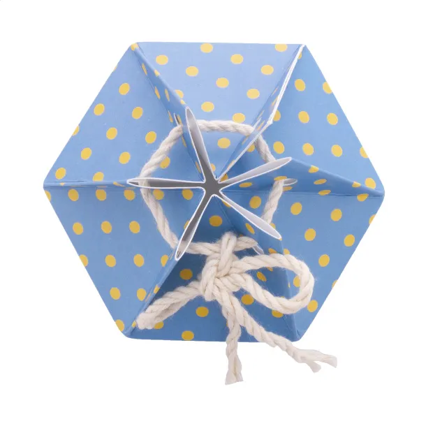 CreaBox HexaCord S hexagonal gift box Bijela