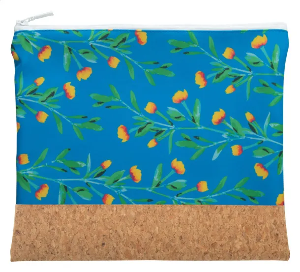 CreaBeauty Cork L personalizirana toaletna torbica Bijela Prirodna