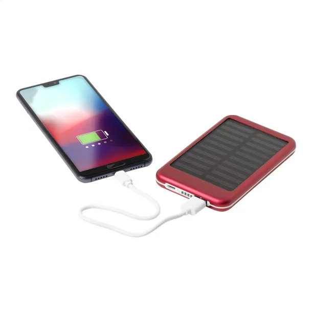 SunFour USB prijenosna baterija Crvena