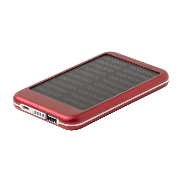 SunFour USB prijenosna baterija Crvena