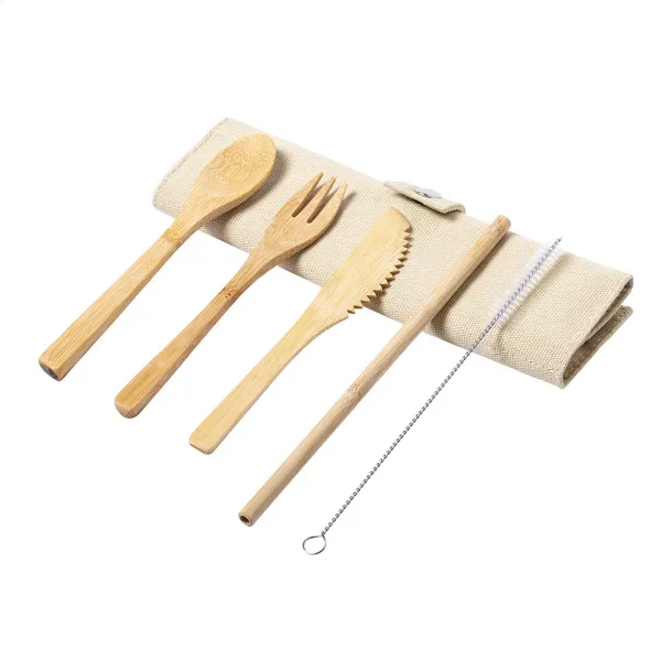 Rollery cutlery set Natural