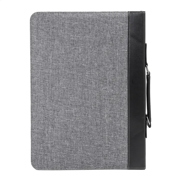 Smokey Zip A4 document folder Grey